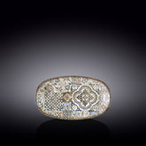 Wilmax Ovales Serviergeschirr "Vintage Mosaic", 20 x 11 cm Porzellan WL-671342/A